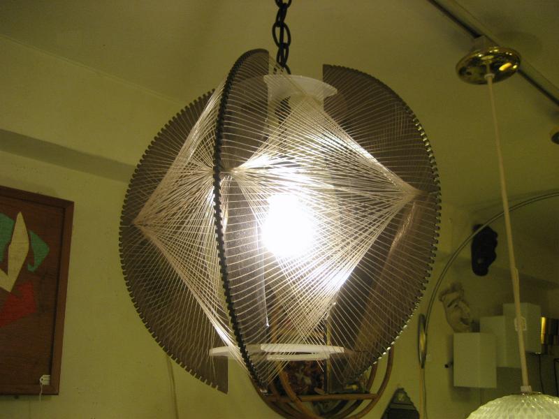 1950's 1960's 50-60年代 USA ビンテージ アトミック ペンダント ランプ シーリング シャンデリア ランプ ライト 照明